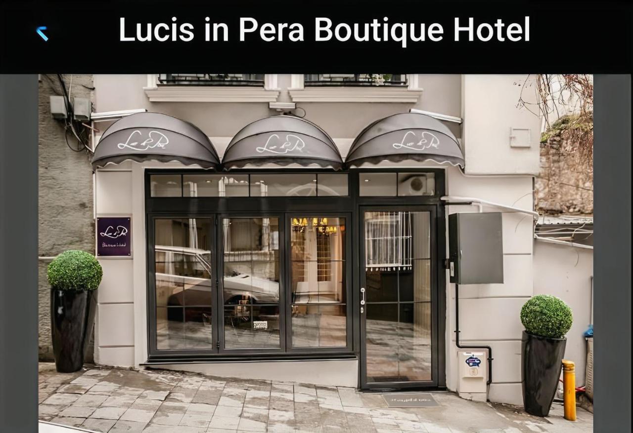 Lucis In Pera Boutique Hotel Istanbul Eksteriør billede