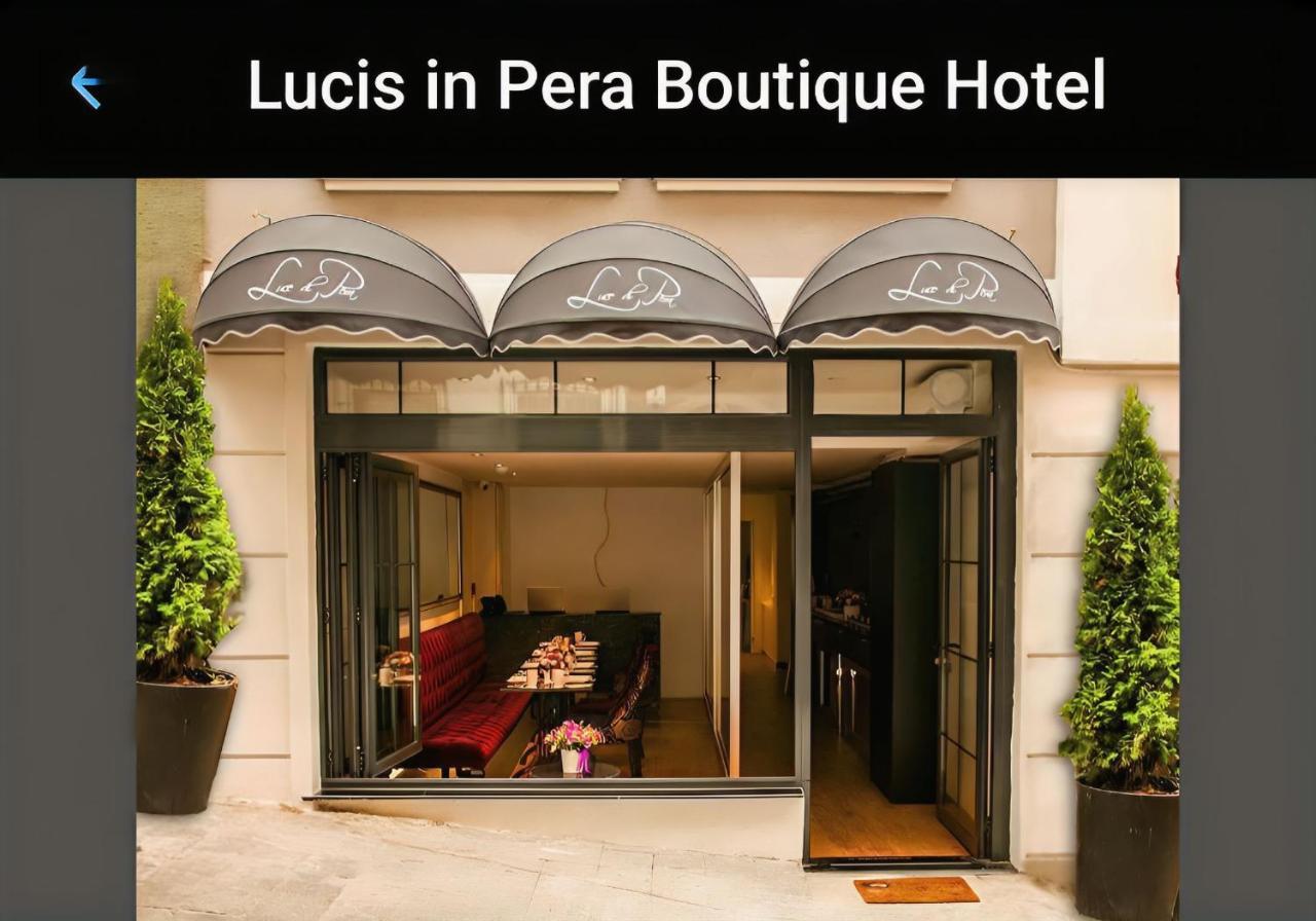 Lucis In Pera Boutique Hotel Istanbul Eksteriør billede